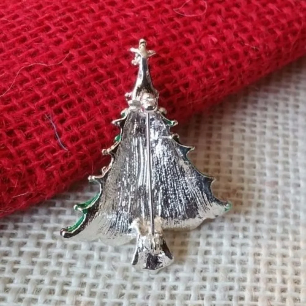 Christmas Tree Holiday Brooch Sweater Pin